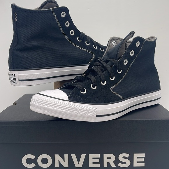 Converse Men’s Chuck Taylor All Star Mix Material 'Black' - A08186C Expeditedshi - Picture 9 of 16